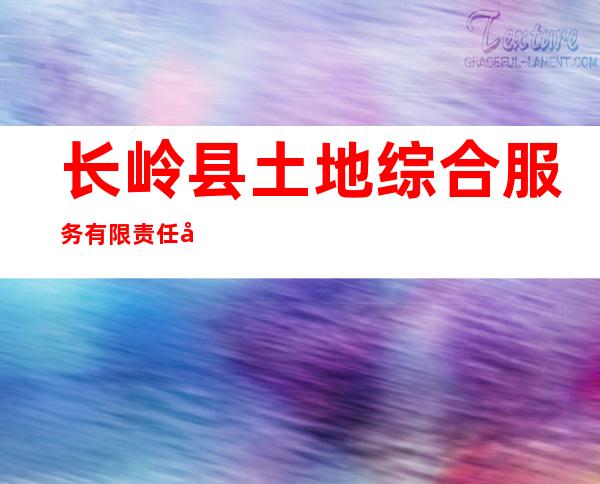 长岭县土地综合服务有限责任公司